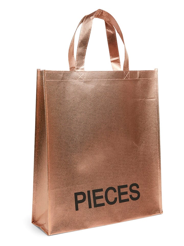 Pieces Henkeltasche in Gold günstig kaufen onesize