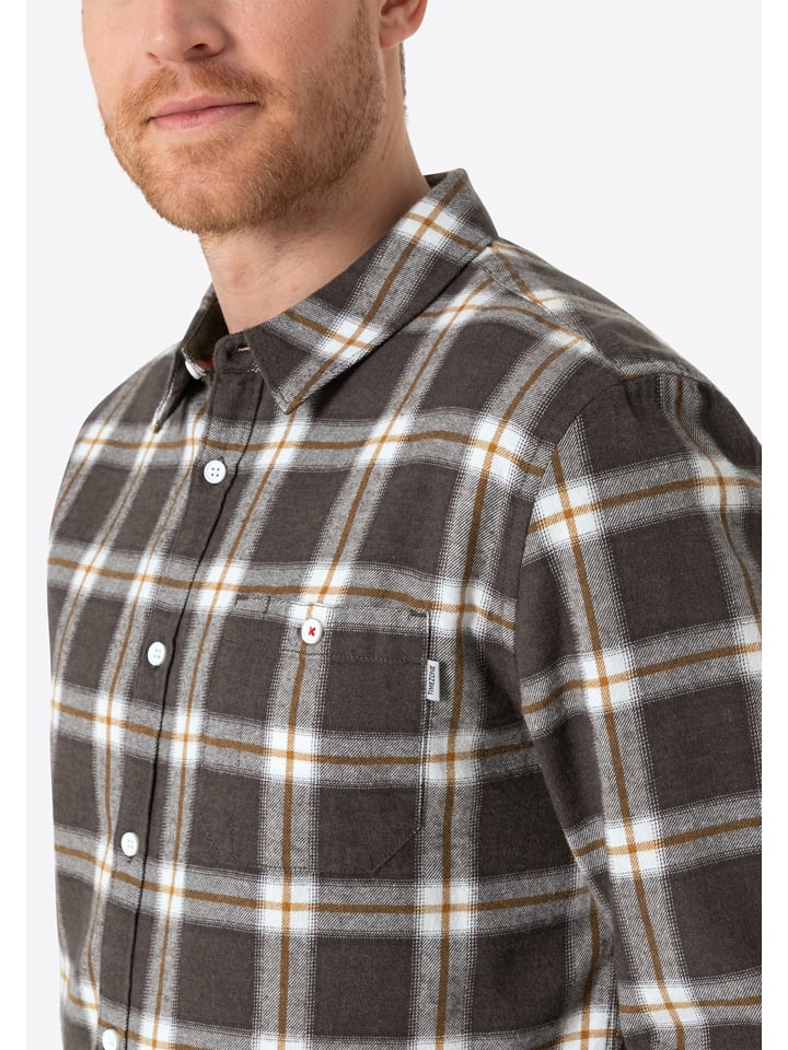 Timezone Hemd - Regular fit -  in Braun günstig kaufen