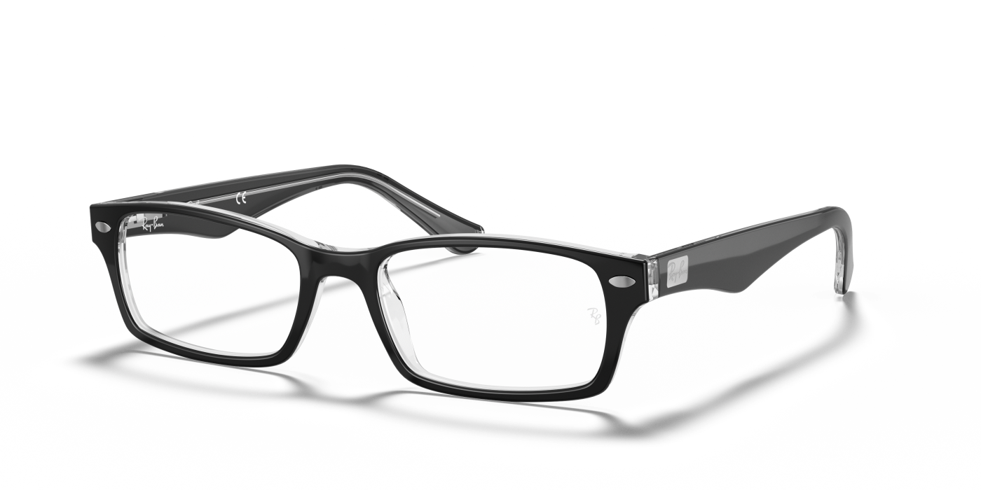 RB5206 OPTICS - Negru lucios pe transparent