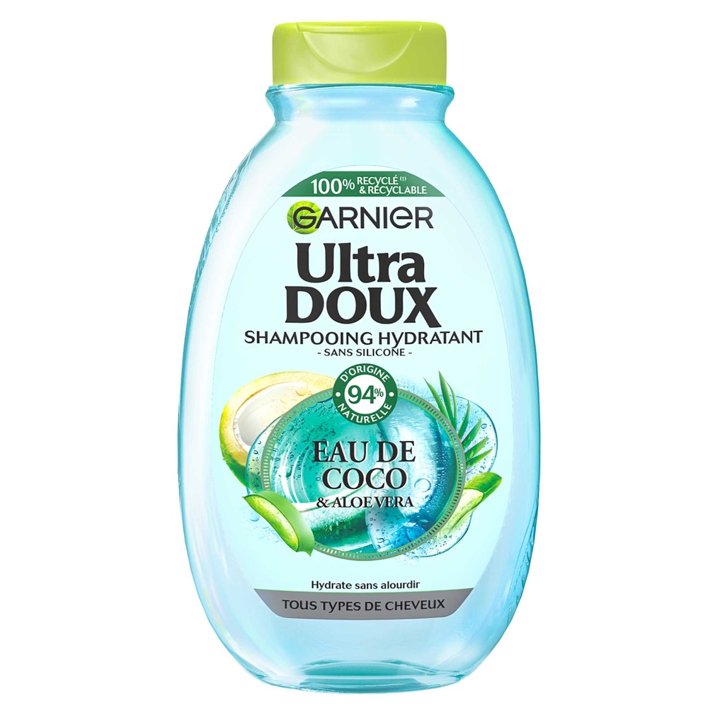 garnier Ultra Doux Eau de Coco et Aloe Shampooing Hydratant