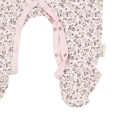 Strampler langarm, rosa für Mädchen