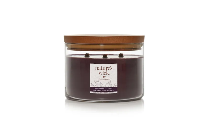 nature's wick 3-Docht Wildberry & Jasmine mehrfarbig