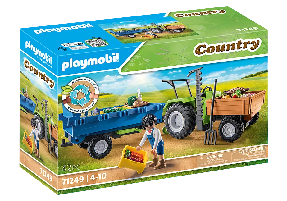 Traktor mit H&auml;nger