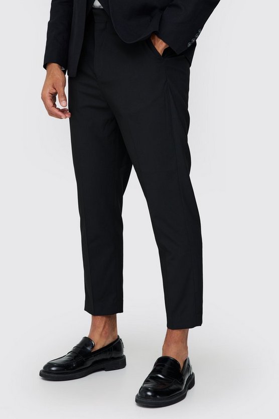 Maßgeschneiderte Hose mit hohem Bund