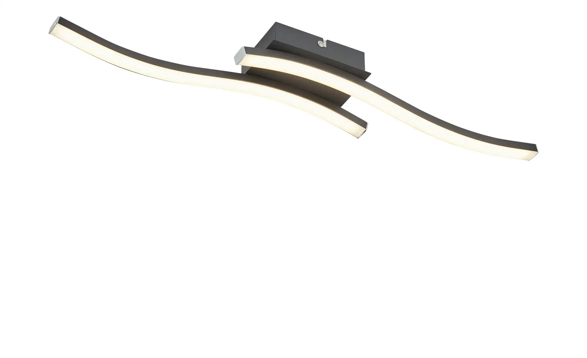 Trio LED-Deckenleuchte, 2-flammig, schwarz