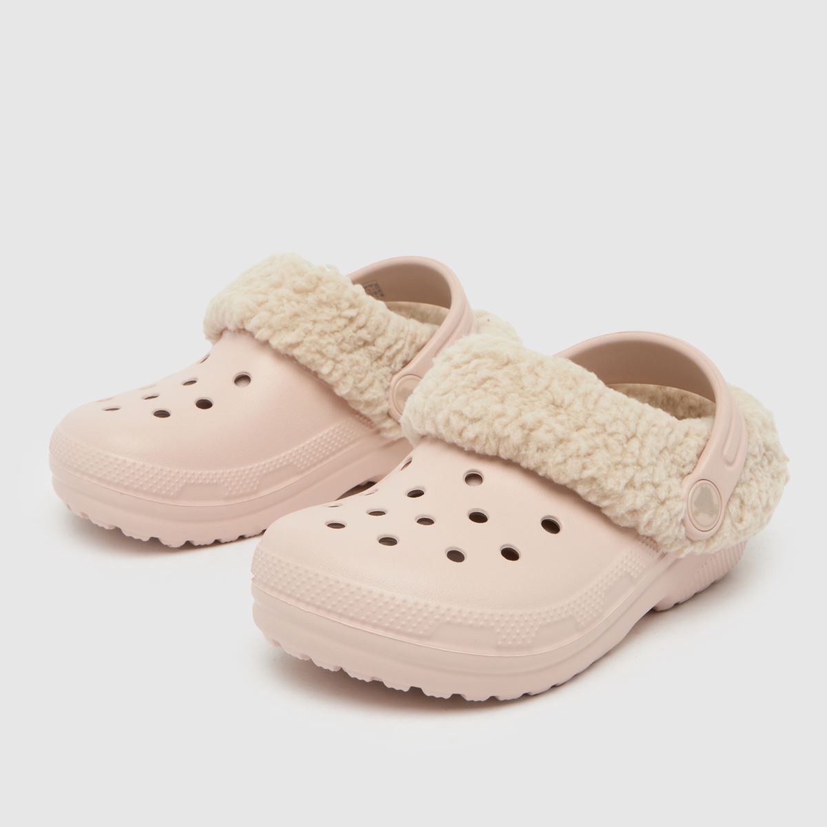 Crocs ljusrosa Classic Blitzen IV träsko för flickor, småbarnssandaler