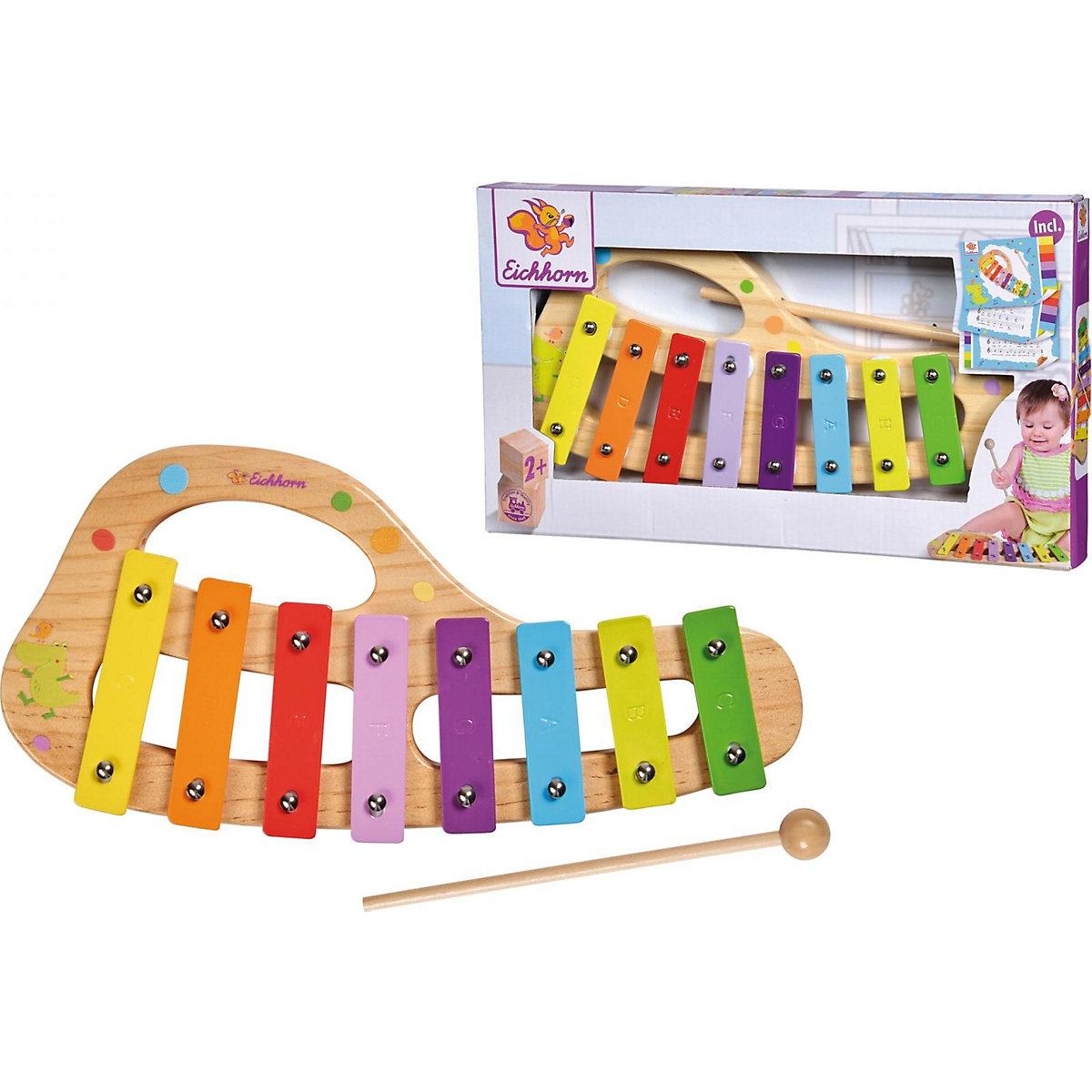 Musik Xylophon 8 Töne