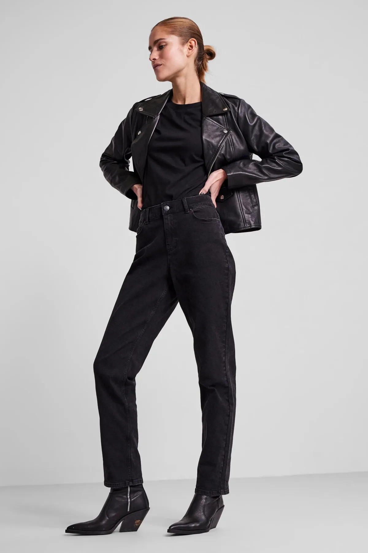 PIECES  Jeans - Schwarz - Straight