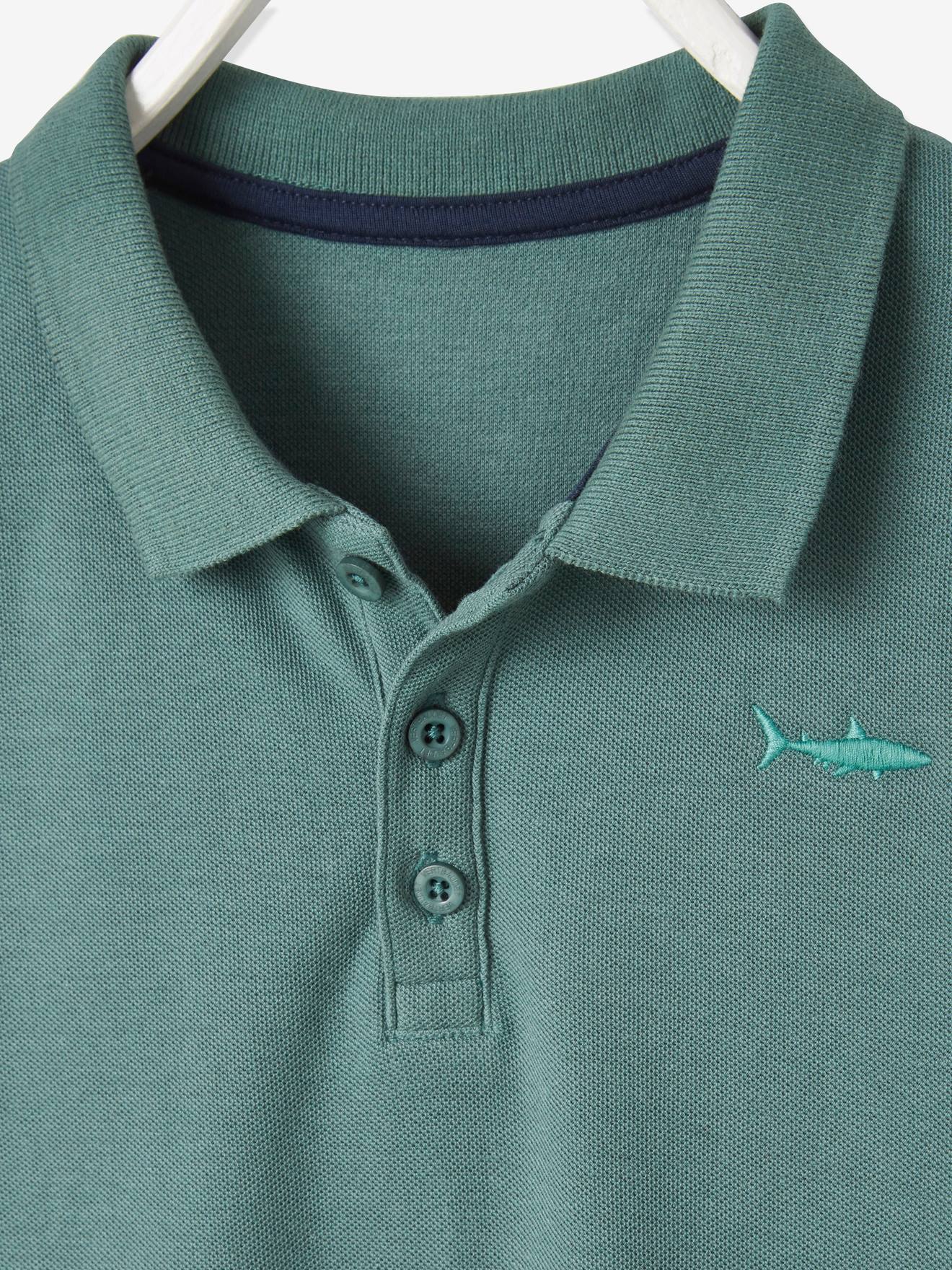 Vertbaudet Jungen Poloshirt, kurze Ärmel Oeko-Tex - hellgelb