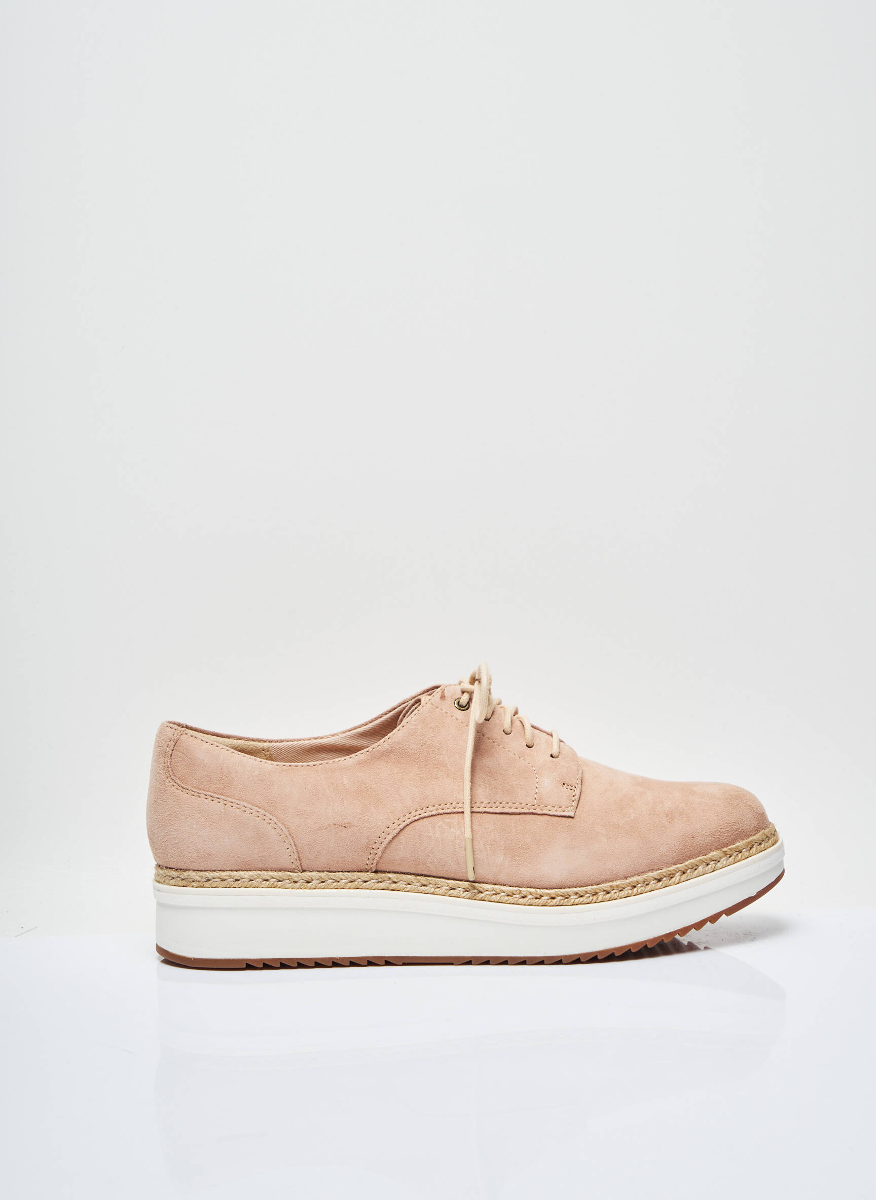 Clarks Derby Femme couleur rose