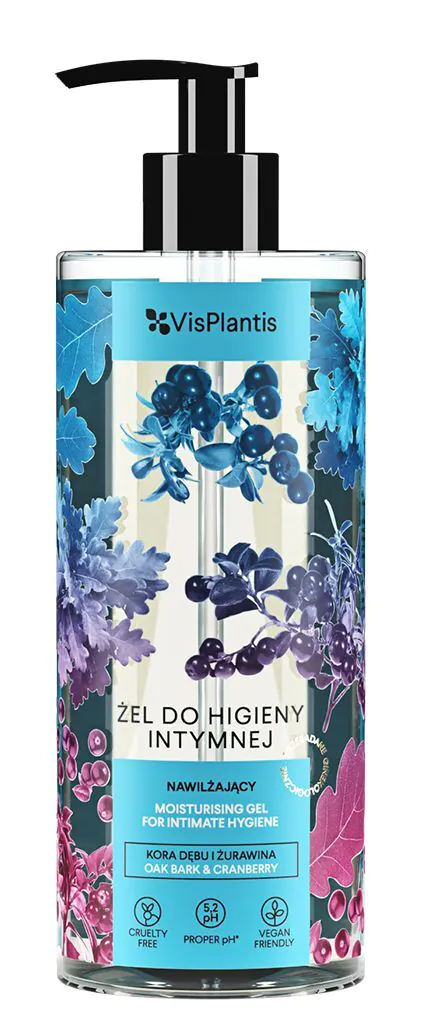 Vis Plantis intymios higienos gelis su ąžuolo žieve ir spanguolėmis