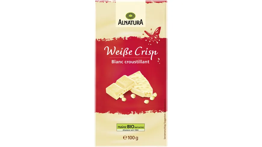 Alnatura Bio Weiße-Crisp-Schokolade 100 g