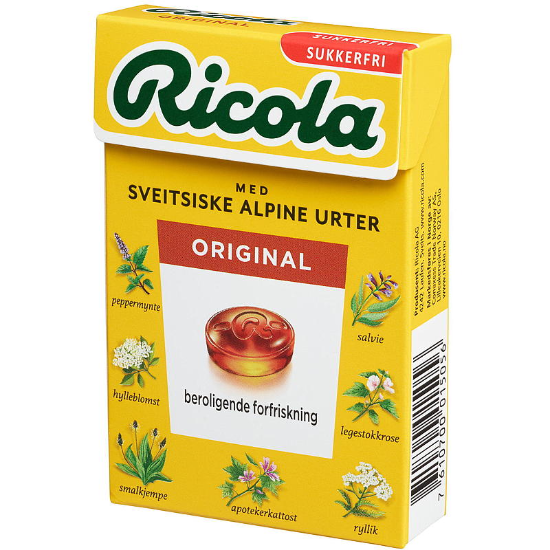 Ricola Ricola Original 50 g sukkerfri