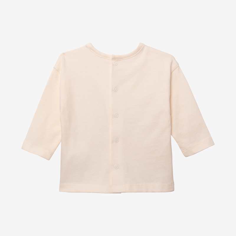 T-shirt bébé garçon arty ludique en coton recyclé blanc Catimini