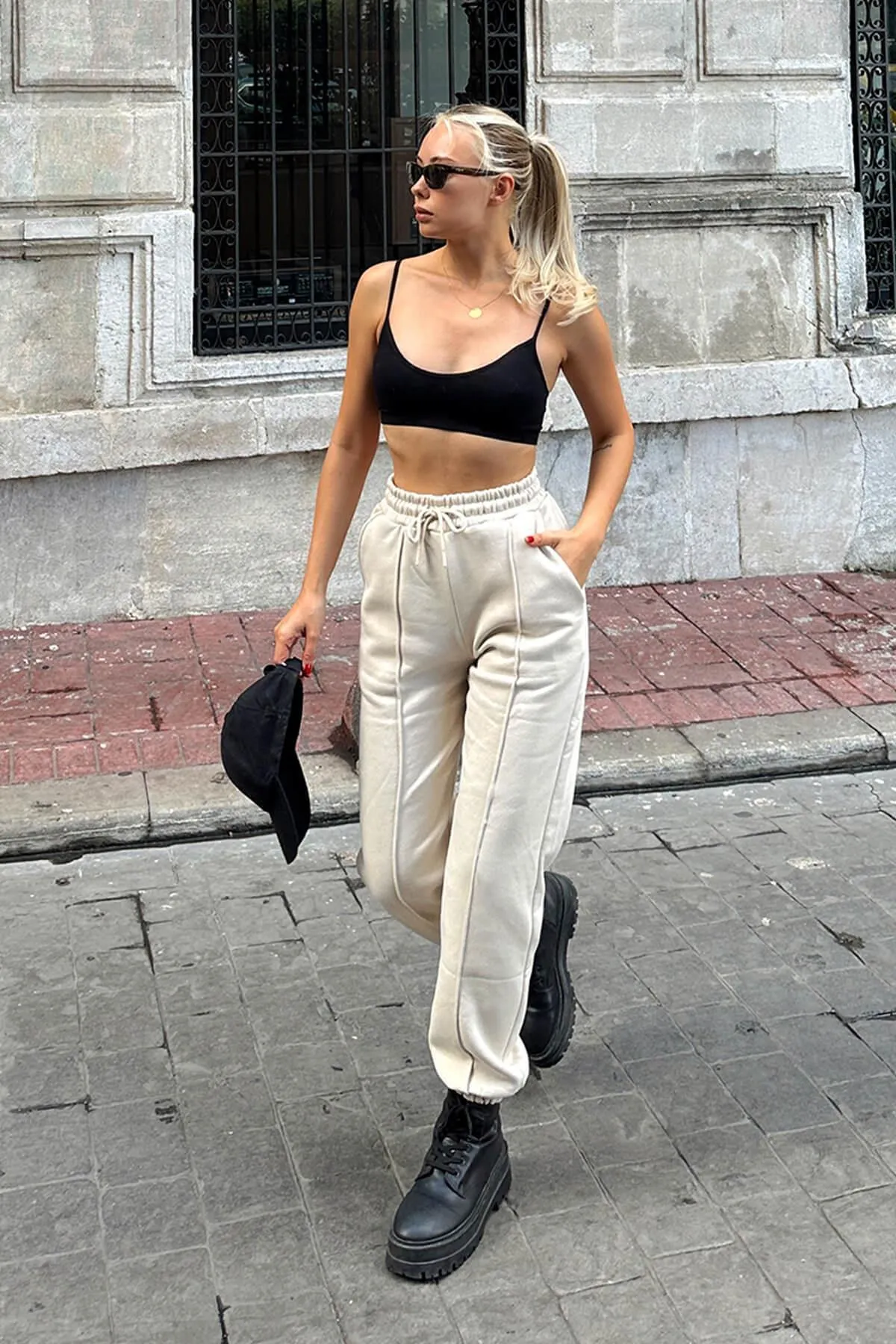 Swist  Jogginghose - Beige - Jogger
