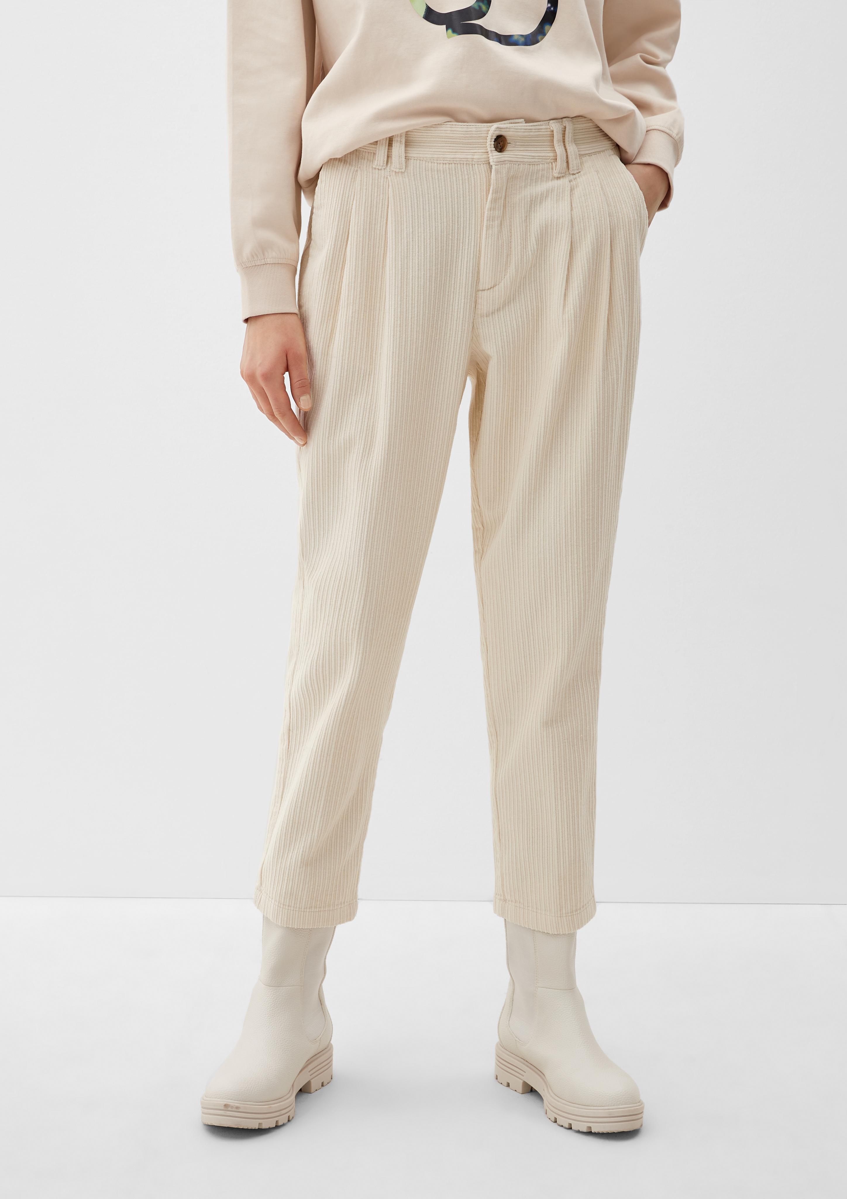 Cordhose mit High Waist  2121564-8100