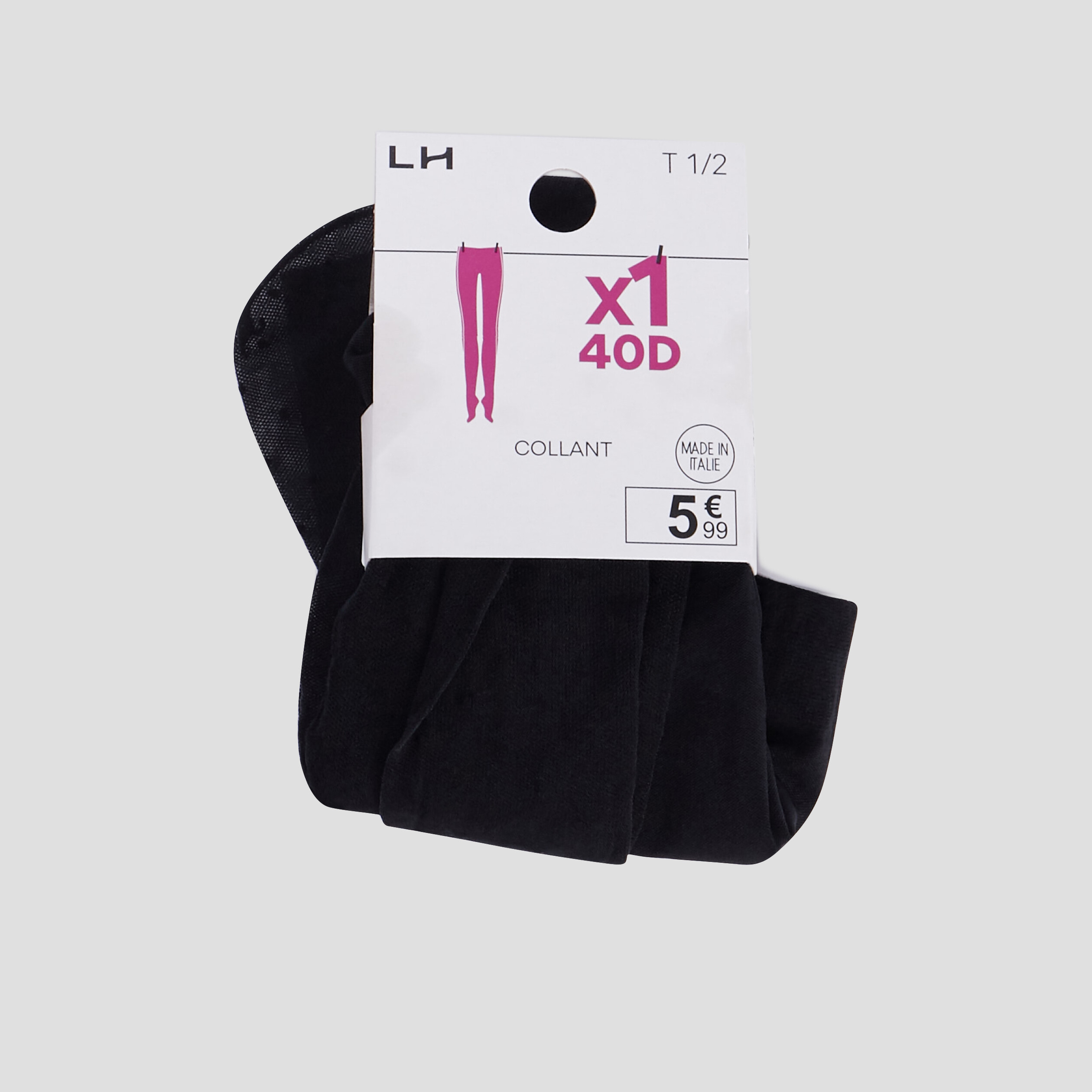 Collants noir femme | La Halle