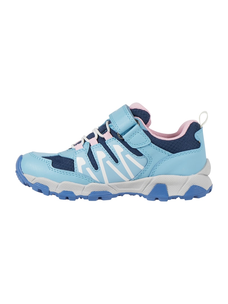 Sneaker mit Klettverschluss Modell 'MAGNETAR GIRL' in hellblau