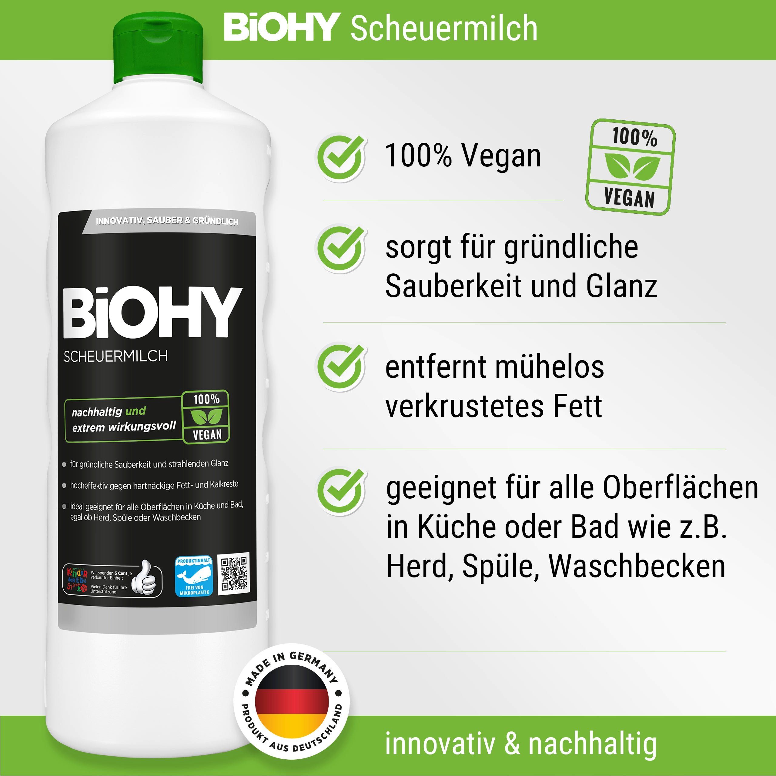 BiOHY Scheuermilch 1 x 10 Liter Kanister Scheuermilch (1-St)