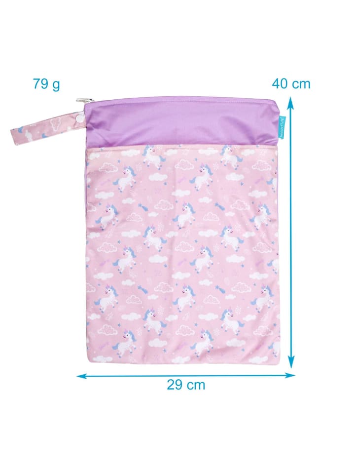 Intirilife Wickeltasche Nasstasche Windeltasche Wetbag Wasserfest in Rosa günstig kaufen onesize
