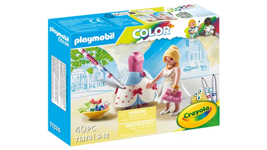 PLAYMOBIL 71374 - COLOR - Fashion Kleid