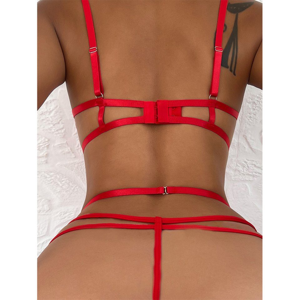 Elegant Love Body-Ouvert erotische Stringbody Dessous mit Ouvert