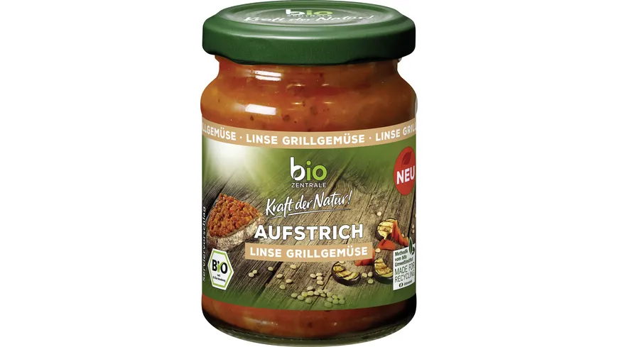 biozentrale Bio Linsen Grillgemüse 125 g