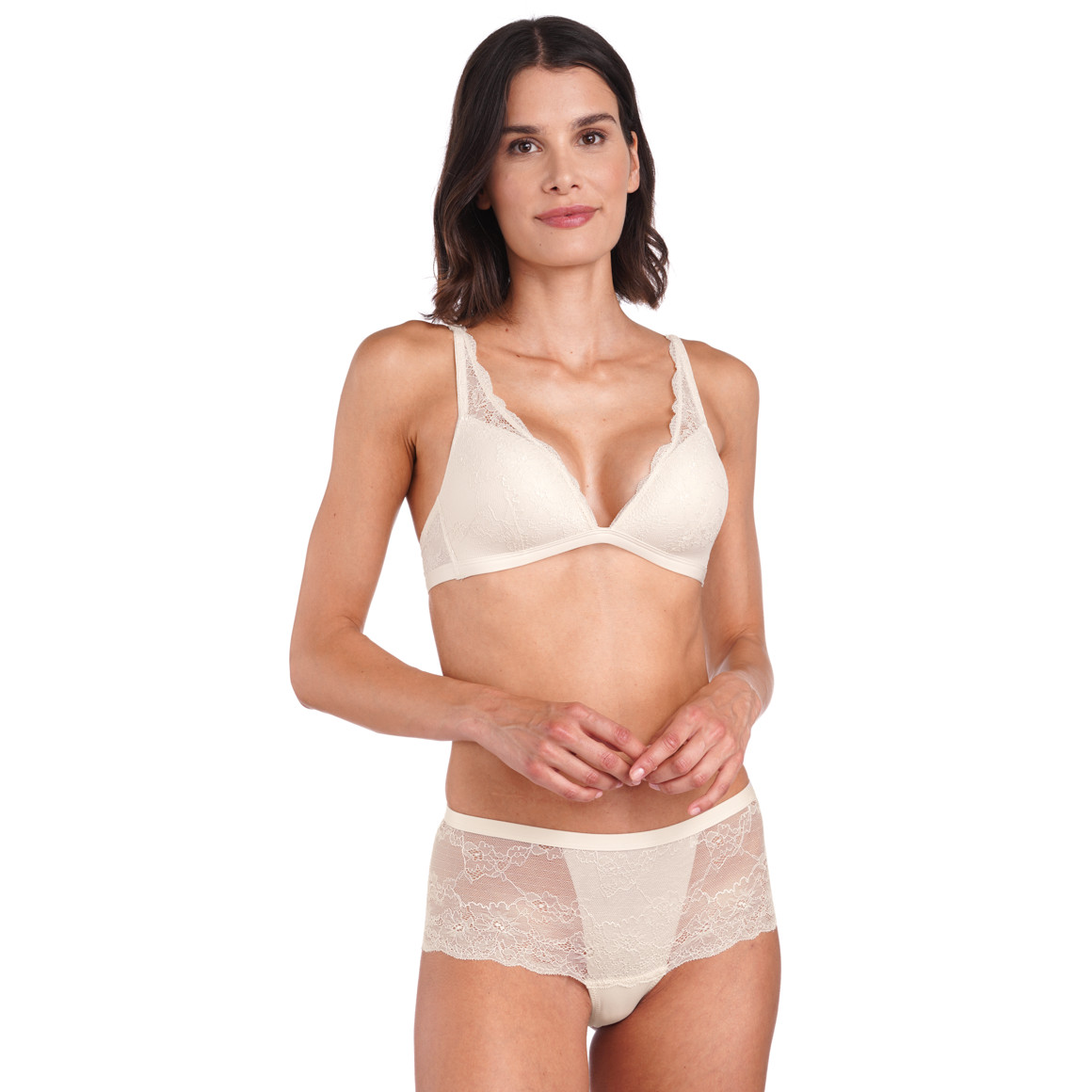 Damen Soft-BH mit floraler Spitze