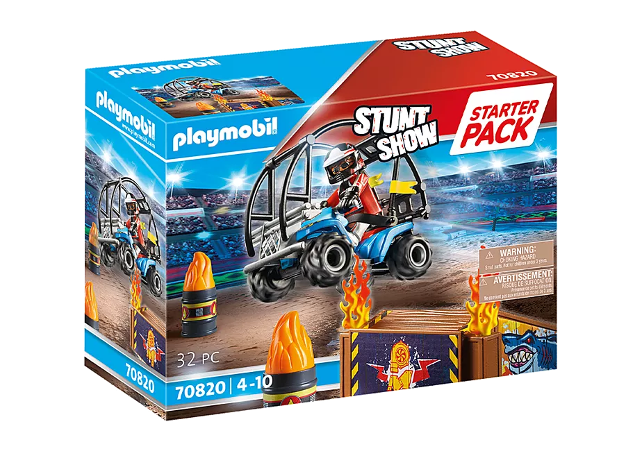 Starter Pack Stuntshow Quad mit Feuerrampe