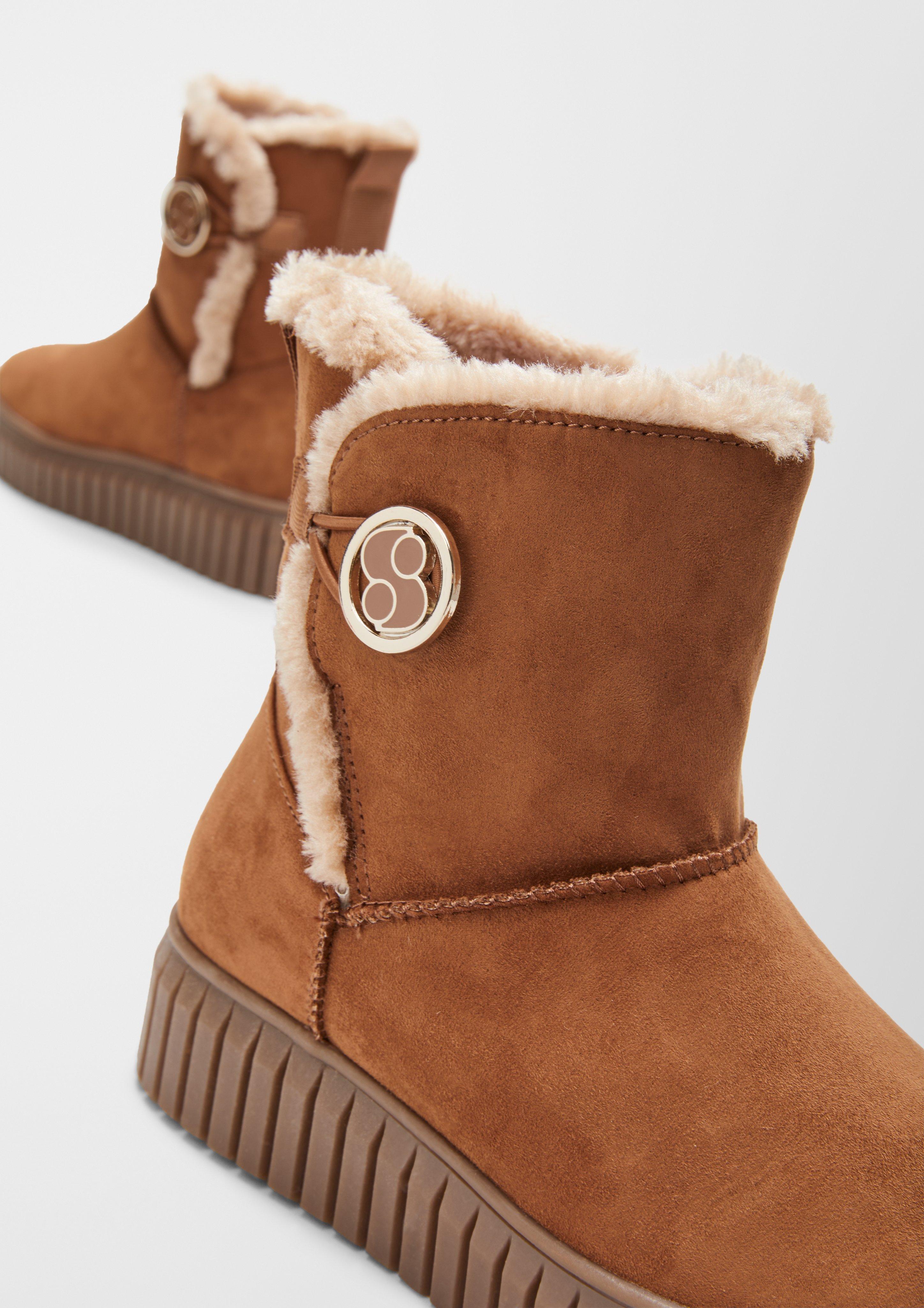 Stiefeletten mit Plüschfutter  6006599-305
