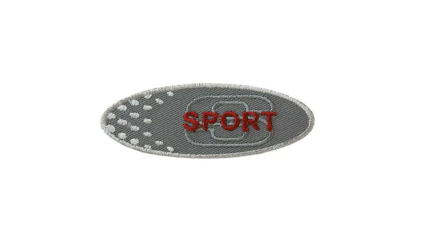 Mono Quick Bügelmotiv Sport
