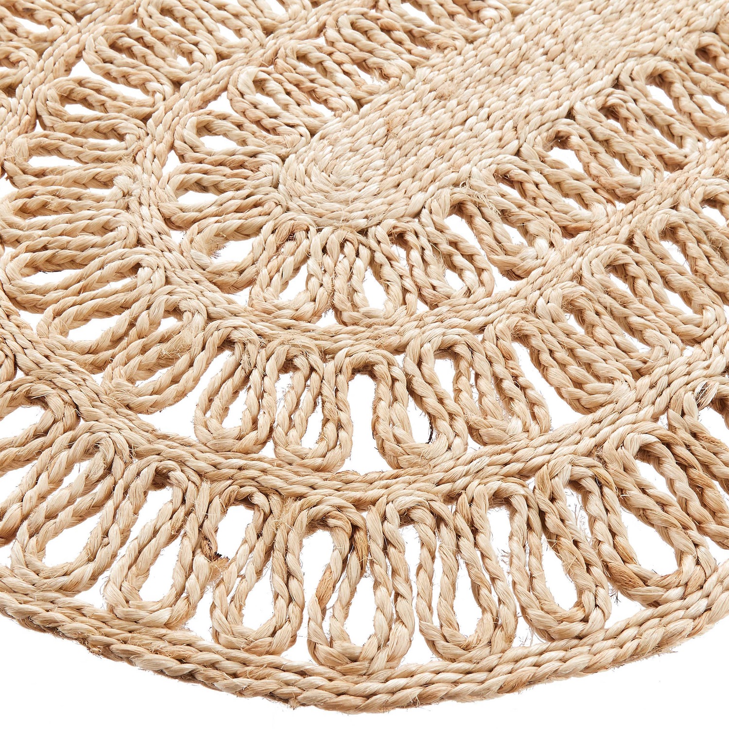 JUTE TWIST Platzset oval L 51 x B 35cm