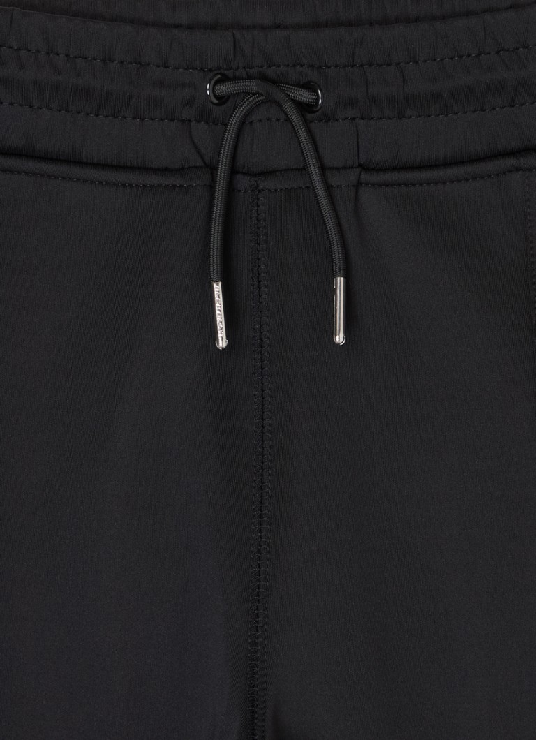 Pantaloni de trening negri Commander cu logo Bananas