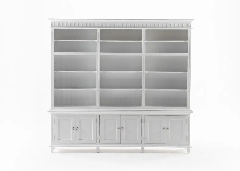 Novasolo Küchenbuffet Skansen Verstellbare Regale, Triple-Bay Hutch Kabinett