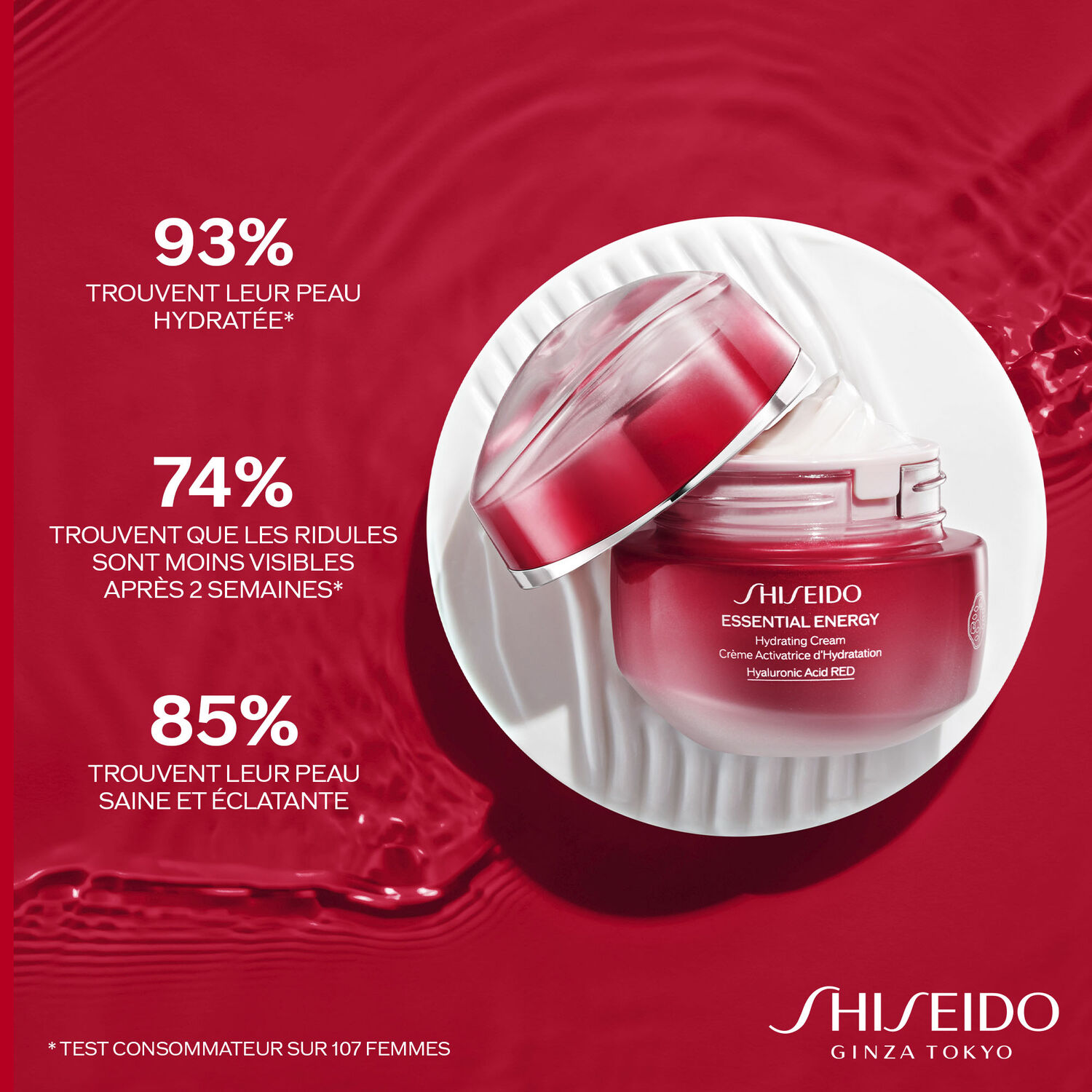 Shiseido Essential Energy Recharge Crème Jour Activatrice d'Hydratation SPF20