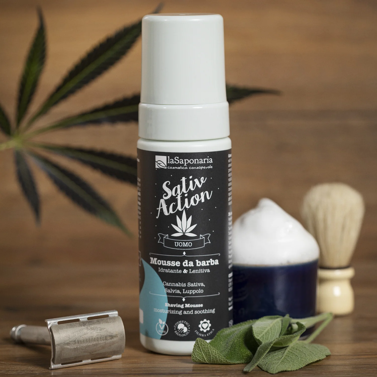 Sativaction Rasiermousse - Rasierschaum