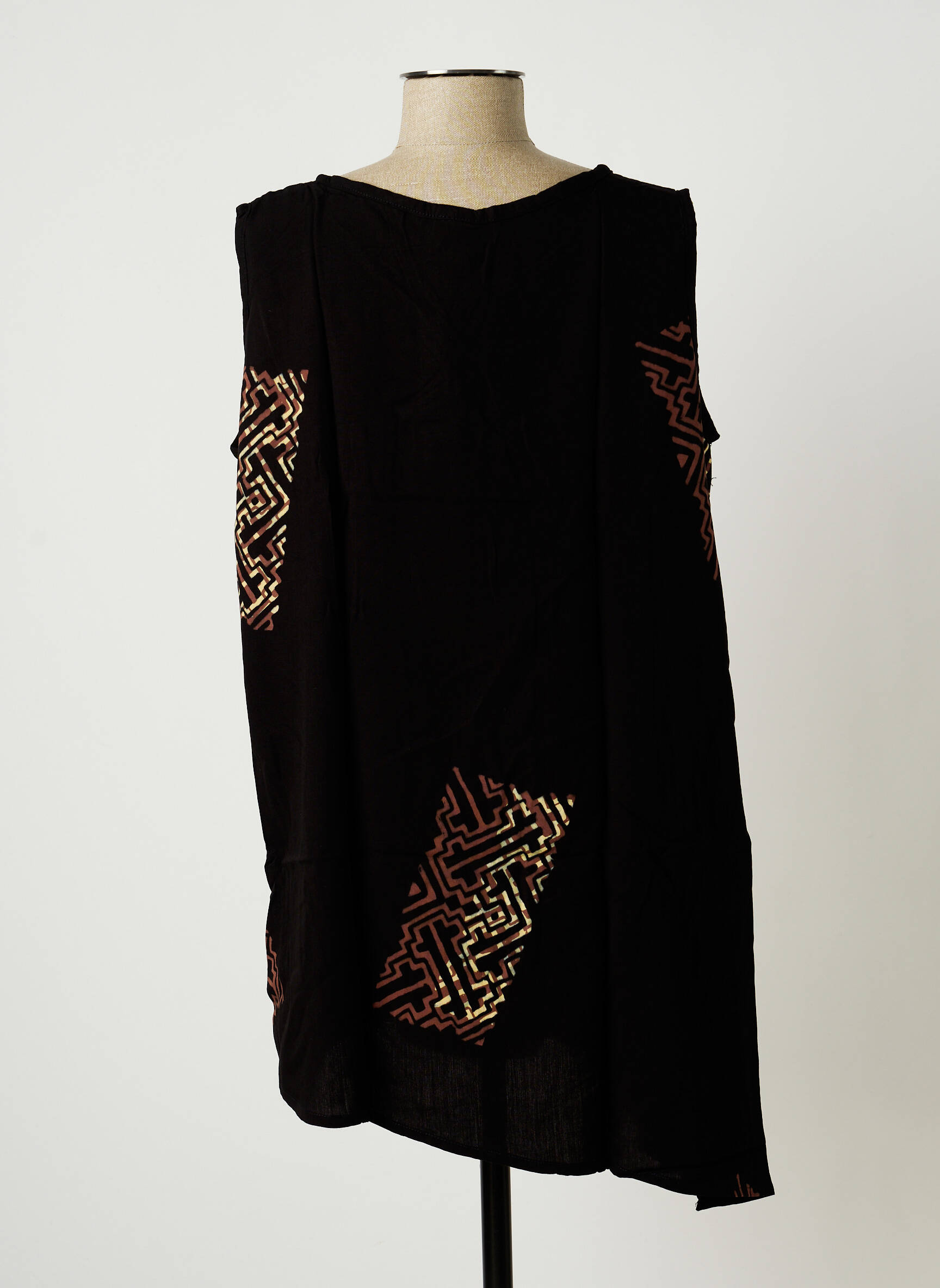 Dou Dou S Tuniquesansmanche Femme couleur noir