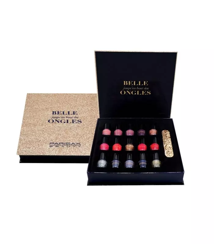 BELLE JUSQU'AU BOUT DES ONGLES Coffret 15 vernis à ongles collection