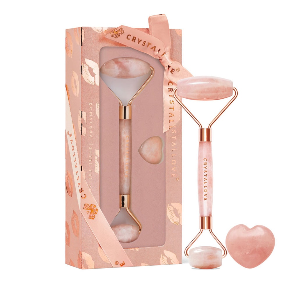 crystallove CRYSTALLOVE Rose quartz roller SELFLOVEset Skin care