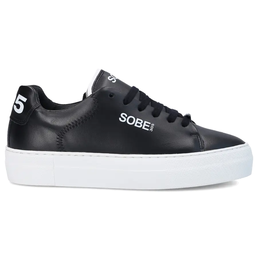 305 SOBE - Sneaker low MIAMI Kalbsleder - schwarz