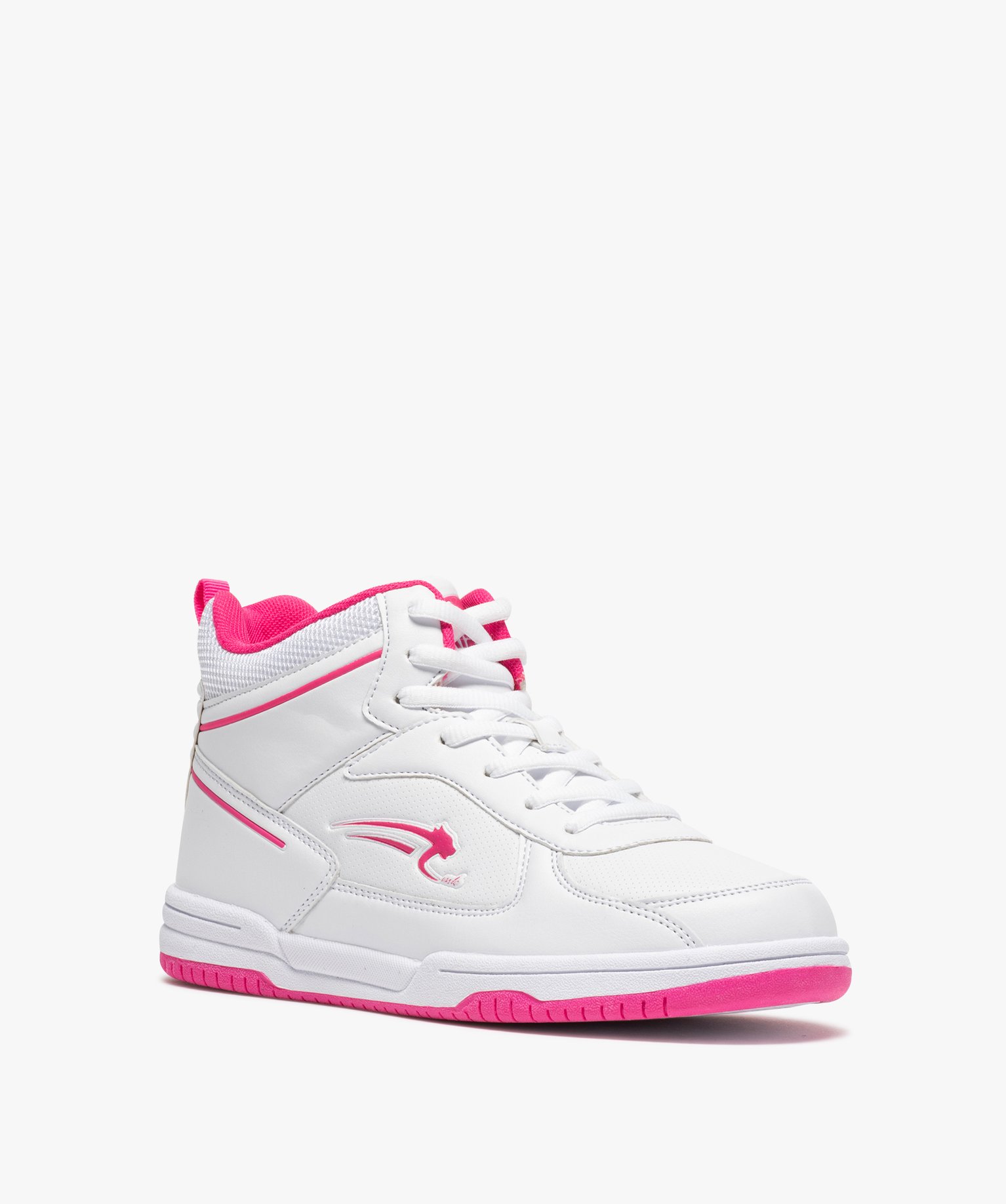 Baskets fille semi-montantes bicolores - Airness blanc | GEMO