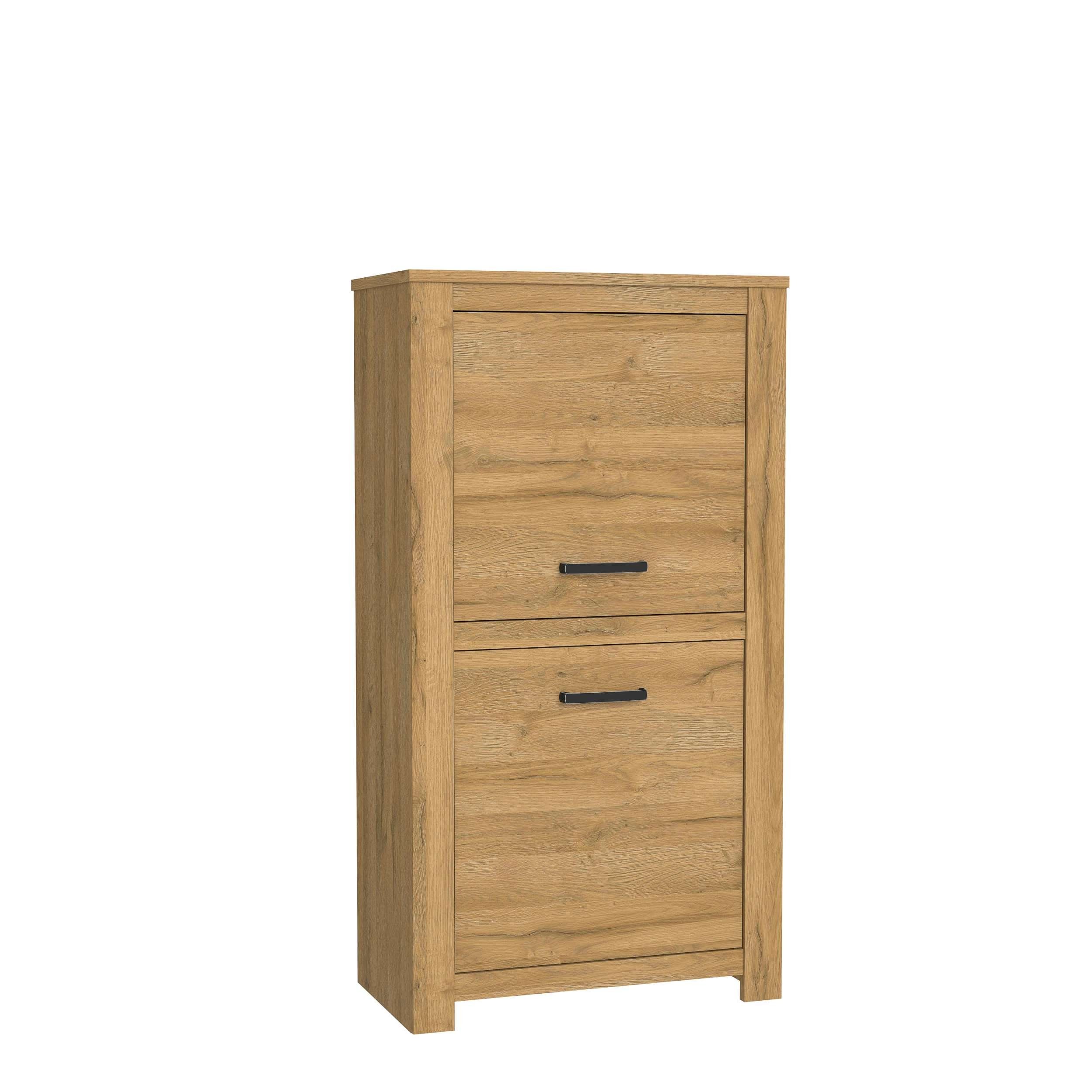 Stylefy Highboard Hanna (Highboard, Schrank), mit viel Stauraum, 2-türig, aus Holzwerkstoff, stehend