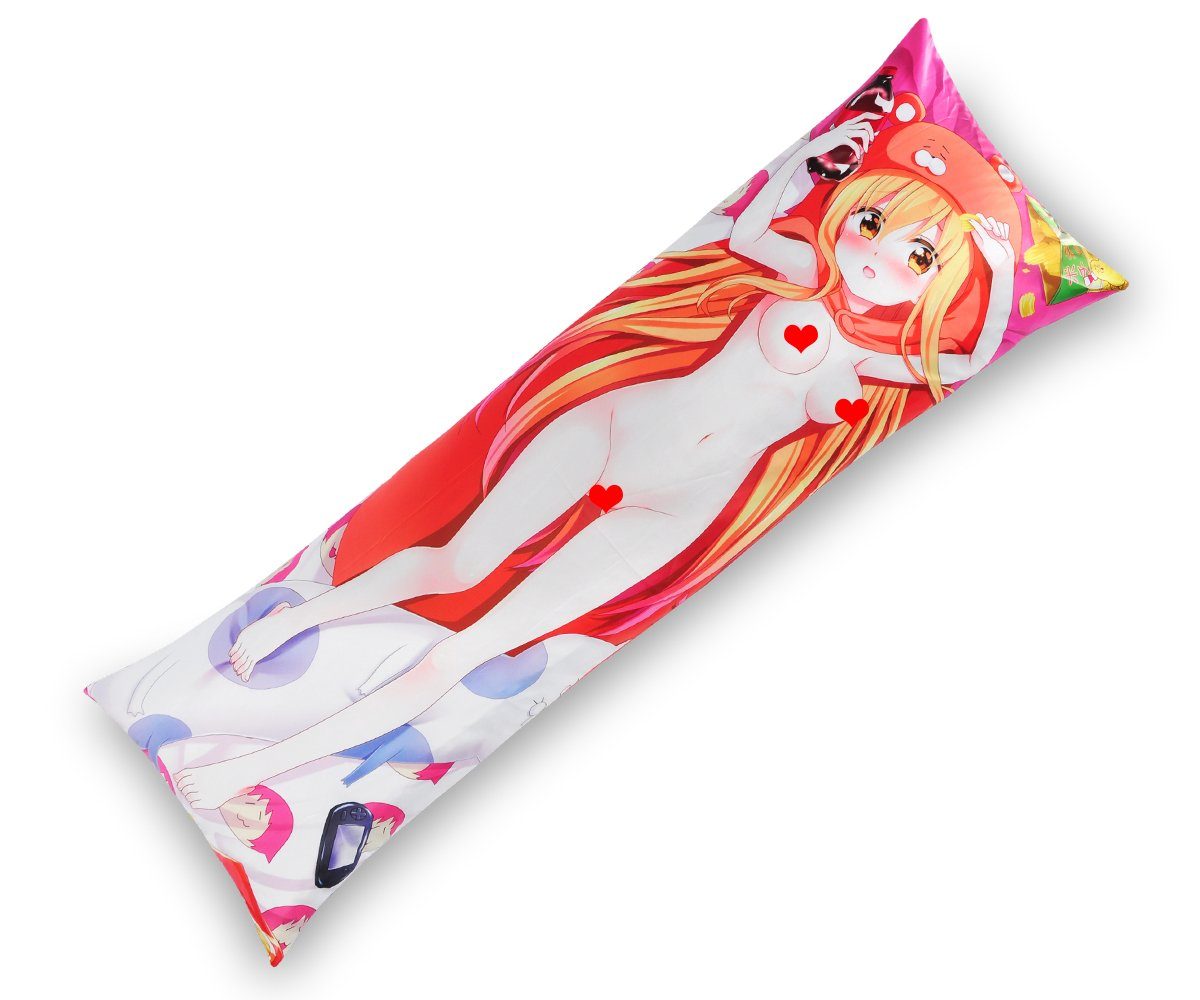 GalaxyCat Seitenschläferkissen Umaru Doma Dakimakura, Umarmungskissen für Himout, Dakimakura Bezug mit Umaru-chan im Bett