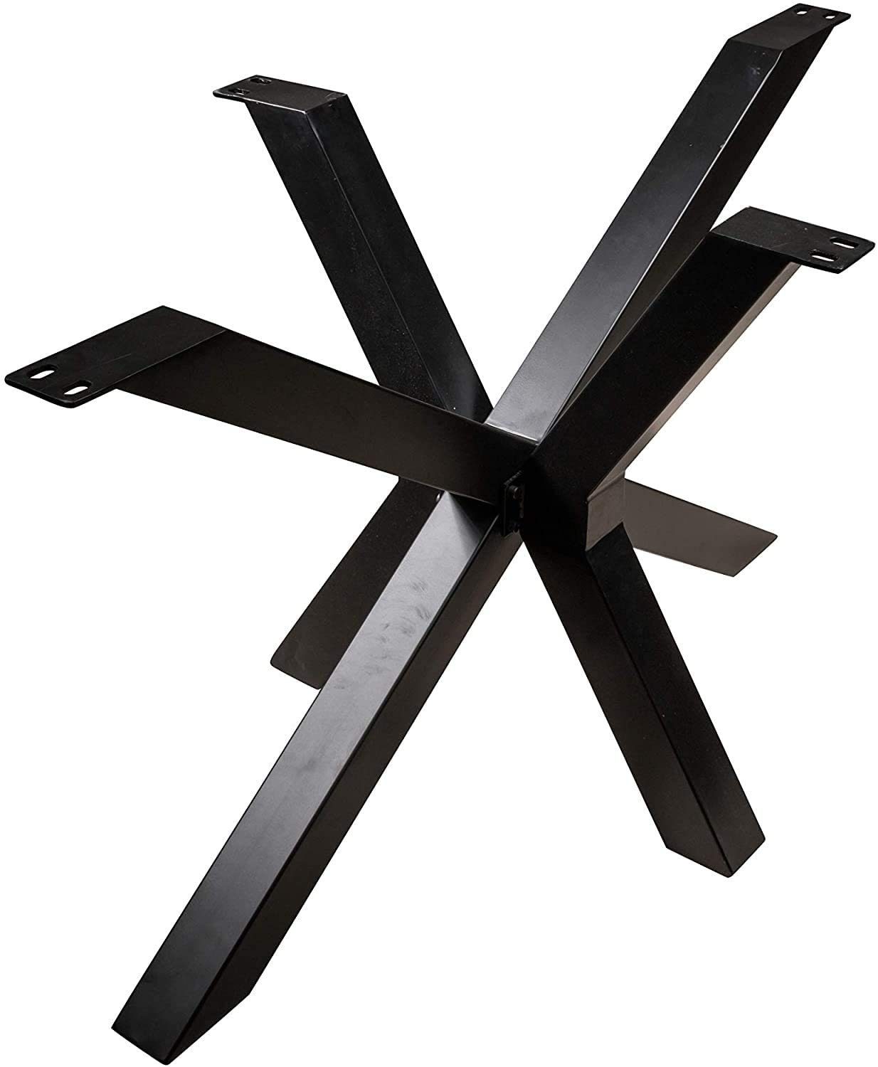 SAM® Essgruppe Isabell, Akazienholz, Baumkante massiv, Metallgestell und 6 Stühle