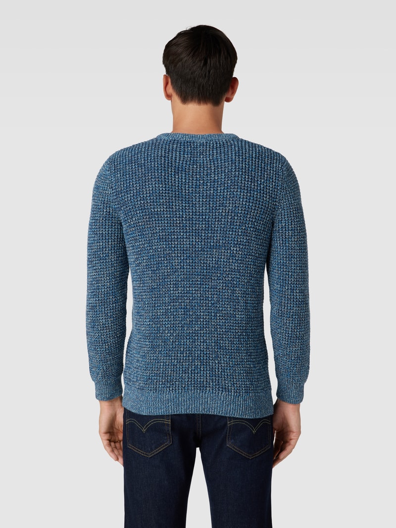 Pullover aus Baumwolle in blau