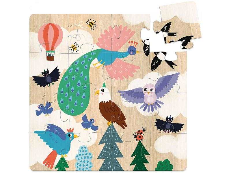 Coffret puzzles 3x16 pcs Terre - Mer - Ciel