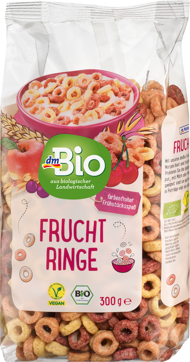 Knuspermüsli, Fruchtringe, 300 g