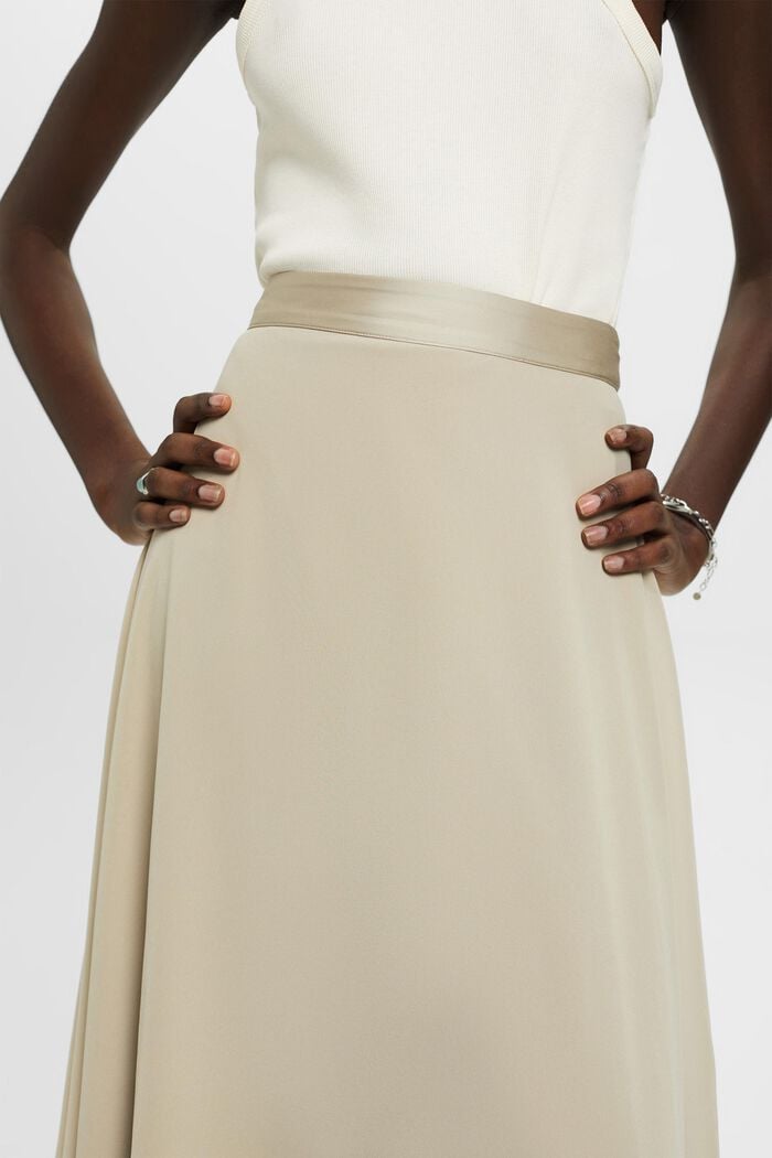 Maxi-Rock aus Chiffon