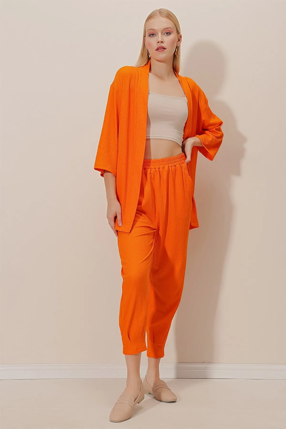 HAKKE  Bürümcük Cardigan-Hosen-SET