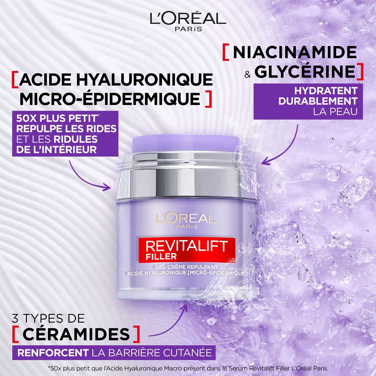 Výplň L'Oréal Paris Revitalift - kyselina hyalurónová